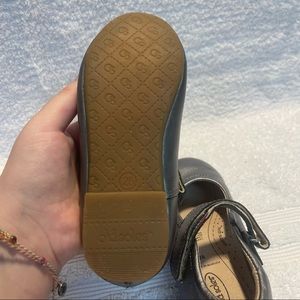 Silver/Grey Old Soles Girls Flats